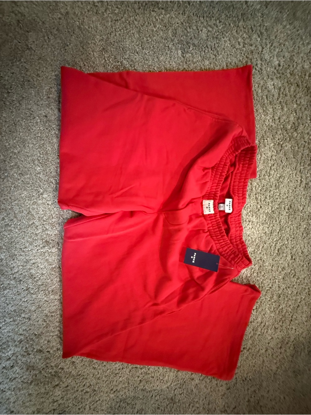 Women’s Red Sweatpants - Lightweight Casual Lounge Pants